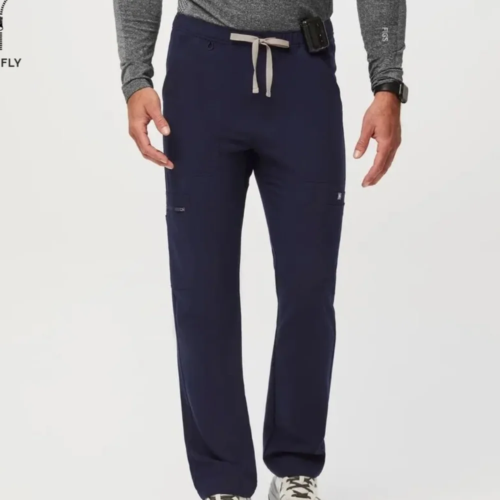Figs Cairo Cargo Scrub Pants Navy